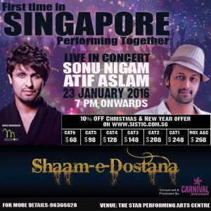 sonu nigam and atif aslam concert